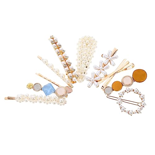 CALLARON 10stücke Teiliges Haarspangen Mit Imitationsperlen Haarklammern Für Damen Für Partys Hochzeiten Und Täglichen Gebrauch von CALLARON
