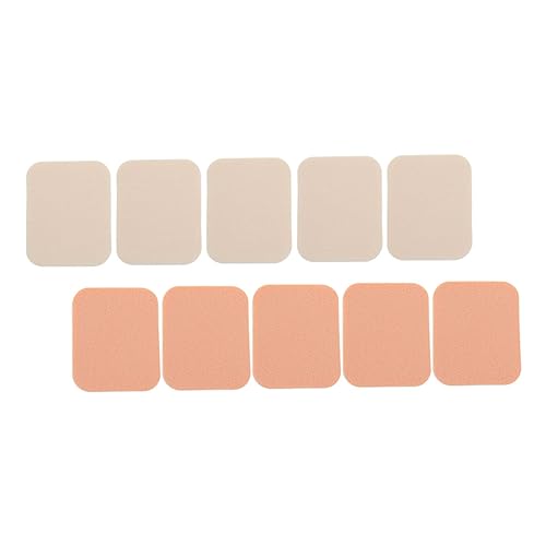 CALLARON 10stücke Quadratische Make-up-schwämme Für Gesichtliche Anwendungen Komfortable Puderpads Für Frauen Trocken Und Nass Verwendbar Werkzeuge Für Foundation Concealer Und Blush von CALLARON