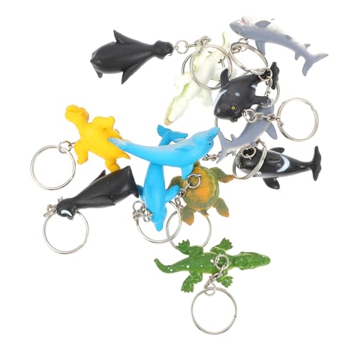 CALLARON 12 Stück Schlüsselanhänger Mit Meerestieren Entzückender Schlüsselanhänger in Tierform Cartoon-schlüsselanhänger Für Jungen Und Mädchen Erwachsene von CALLARON