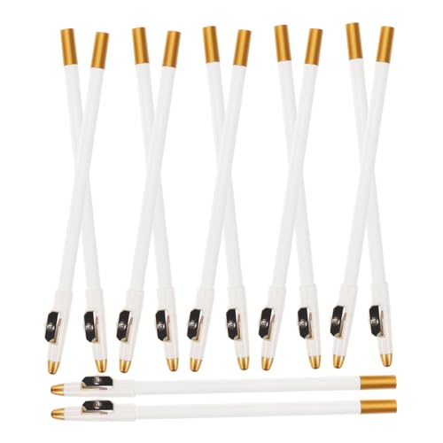 CALLARON 12stücke Weißer Augenbrauenstift Mit Anspitzer Für Frauen Professioneller Augenbrauenstift Für Make-up Tragbar Und Praktisch Für Täglichen Gebrauch von CALLARON