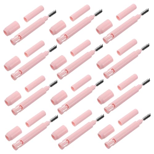CALLARON 12 Stück Augenbrauenstift-Verlängerung Bleistiftleiter für Augenbrauenstifte Extender für Schreibwerkzeuge Werkzeuge zum Zeichnen von Augenbrauen Stiftverlängerungshalter Abs Rosa von CALLARON