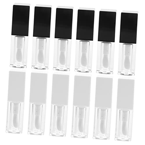 CALLARON 12 Stück Lippenstift Set lipenschtift Set Lippenstift-Kit Lippenstiftbehälter Lip Gloss Tubes Container Leere Lipgloss-Tuben Lipgloss Flasche leer nachfüllbarer Lippentubus Abs von CALLARON
