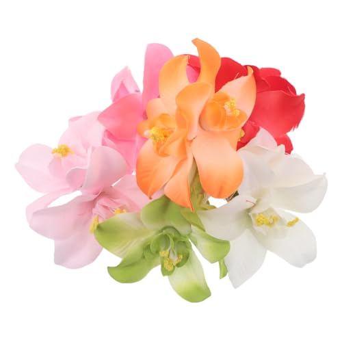 CALLARON 12 Stück Teiliges Boho Haarclips mit Realistischen Verblassungsbeständigen Künstlichen Blumen in Farben Leichte Haarschmuck-accessoires für Damen und Mädchen Geeignet für von CALLARON