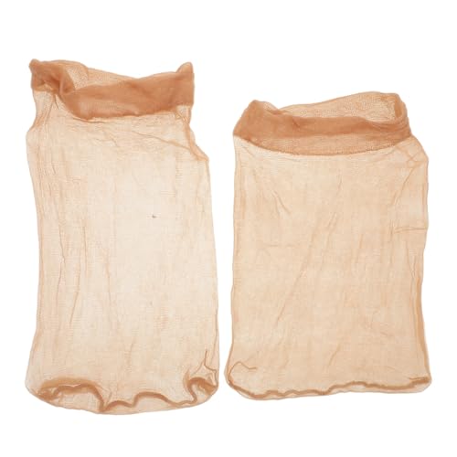 CALLARON 12stücke Kunsthaarnetzkappe Für Damen Wiederverwendbares Perückennetz Aus Nylon Dehnbare Haarnetzkappe Für Dutt Und Perücken Unsichtbares Haarnetz Mit Atmungsaktivem Design von CALLARON