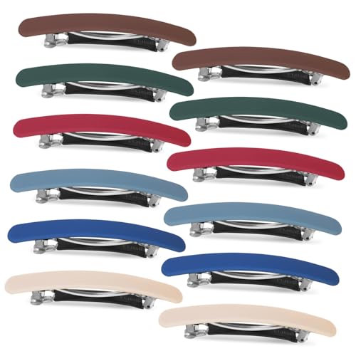 CALLARON 12 Stück mattierter Federclip haarschmuck Haare verhauen Haare ziehen Mädchen Griff Schwarz Styling Pferdeschwanz Clips Greifer Französischer Clip Haarklammern Haarspangen Plastik CALLARON 12 Stück mattierter Federclip haarschmuck Haare verhauen Haare ziehen Mädchen Griff Schwarz Styling Pferdeschwanz Clips Greifer Französischer Clip Haarklammern Haarspangen Plastik von CALLARON