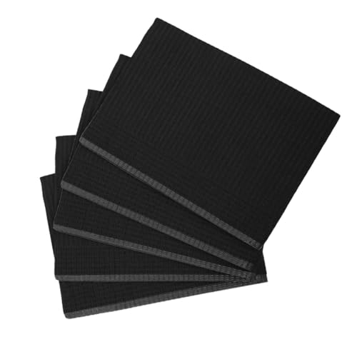 CALLARON 125 Stück Maniküre -tischdecke Für Saugfähig Nagelmatten Led Nageltisch Pads Nägel Abdeckung Nagellack Übungsblock Nail-art-matte Nagelkunst-handauflage Nail-art-pad Schwarz Papier von CALLARON