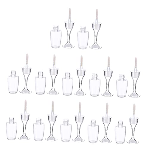 CALLARON 12stücke Mini Lip Gloss Flaschen Leere Lip Gloss Rohre Probe Für Lipgloss Lippenöl Lippenfarbe Diy Schönheit von CALLARON