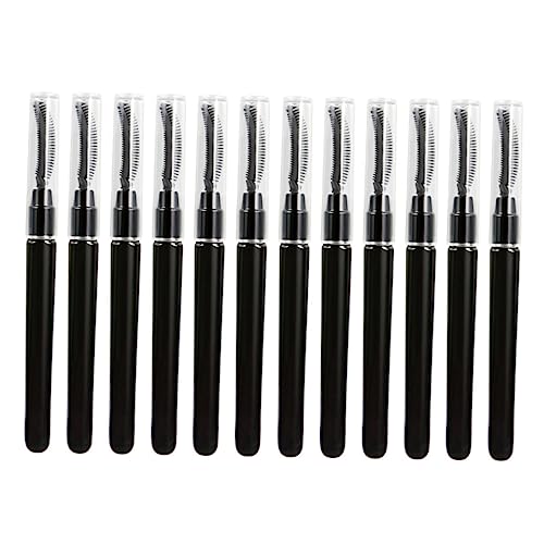 CALLARON 12stücke Wimpernbürste Für Anfänger Make-up Wimpernkamm Wimpernbürste Make-up Pinsel Tragbare Silikon Einzelne Pinsel Für Mascara Anwendung von CALLARON