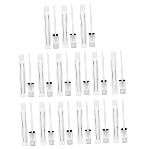 CALLARON 15 Stück Leere Lippenbalsam Röhrchen Nachfüllbare Lip Gloss Behälter aus Hochwertigem für Diy Lippenpflege und Reisebedarf von CALLARON