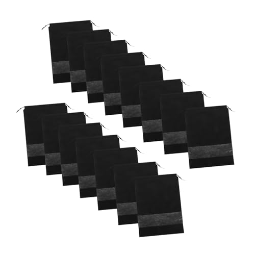 CALLARON 15stücke Schuhbeutel Mit Kordelzug Für Reisen Staubdichter Aufbewahrungsorganizer Aus Vliesmaterial Mit Transparentem Fenster Leicht Und Tragbar Für Männer Und Frauen von CALLARON