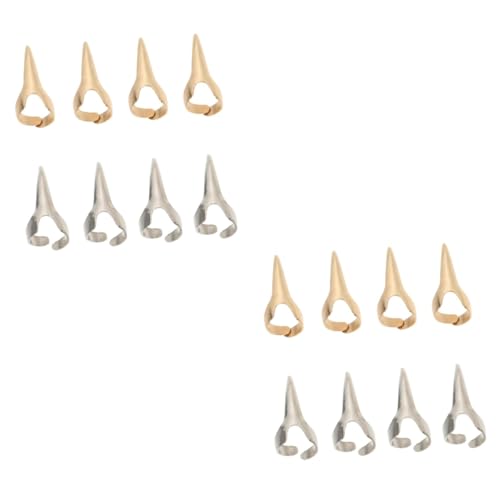 CALLARON 16 Stück Teiliges Halloween Fingerring Set für Damen und Herren Kreative Punk Fingerklauen Langlebiger Modischer Gothik Schmuck für Party und Cosplay Stylisches Accessoire von CALLARON
