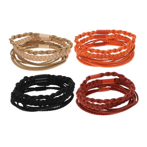 CALLARON 16stücke Elastische Haargummis Für Damen Pferdeschwanzhalter Kleine Haarseile Für Teenager Und Mädchen Vielseitig Einsetzbar Für Alltag Und Sport von CALLARON