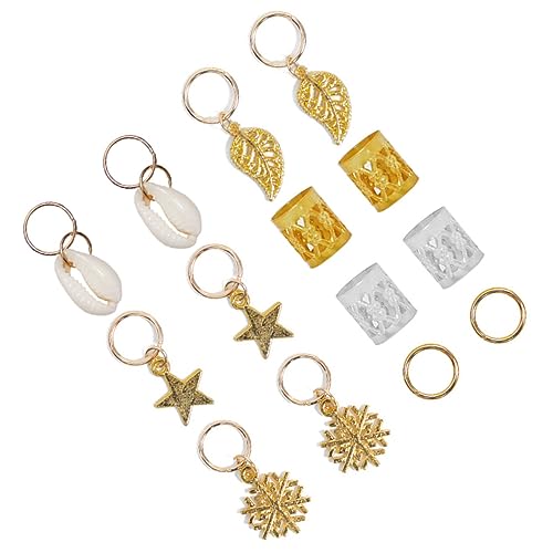 CALLARON 164 Stück Dreadlocks Ringe Haarschmuck Set Metal Pendants für Kreative Frisuren Dekorative Haarmanschetten für Zöpfe und Dreadlocks Vielseitig Einsetzbar für Stilvolle Looks von CALLARON