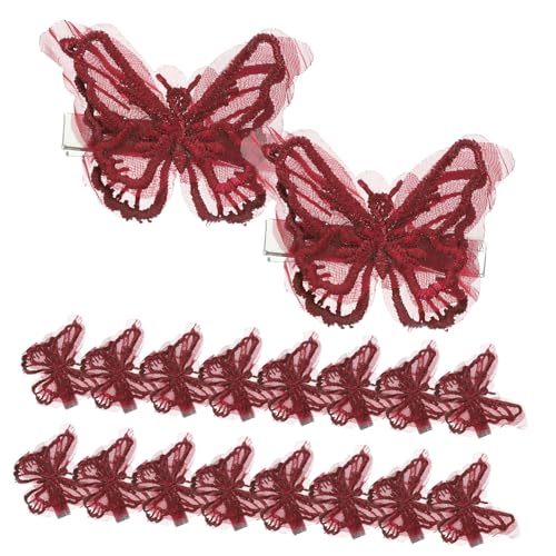 CALLARON 16stücke Teiliges Schmetterling Haarspangen Mit Haarklammern Für Und Mädchen Für Hochzeiten Partys Und Alltag von CALLARON