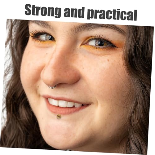 CALLARON 18 Stück Teiliges Lippenpiercing mit Zirkonia Vielseitige Labret Ohrstecker Rostfrei und Komfortabel Helix Tragus Piercing Schmuck für Damen und Herren von CALLARON