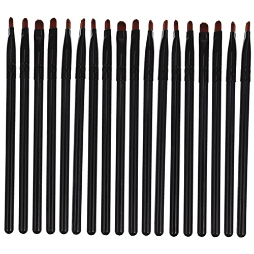 CALLARON 18Stücke Teiliges Make Up Bürsten Set Für Lidschatten Eyeliner Und Concealer Professionelles Kosmetikpinsel Set Für Präzises Schminken Und Verblenden von CALLARON