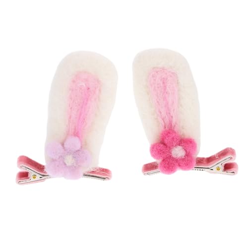 CALLARON 1Paar Bunny Ear Haarspangen Für Süße Hasen Haarclips Für Ostern Und Festliche Anlässe Langlebige Und Stilvolle Haarnadeln Für Damen Und Niedliches von CALLARON