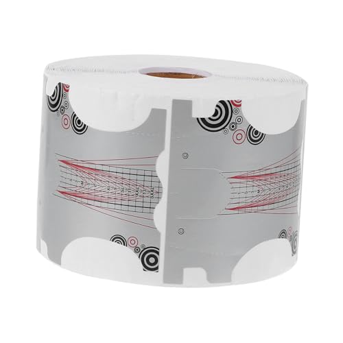 CALLARON 1Roll Maniküre-Führer-Aufkleber Aufkleber für Nagelform Nail-Art-Aufkleber Anleitungsformular für Nagelkunst Nagelaufkleber Salonversorgung UV-Gelform-Aufkleber von CALLARON