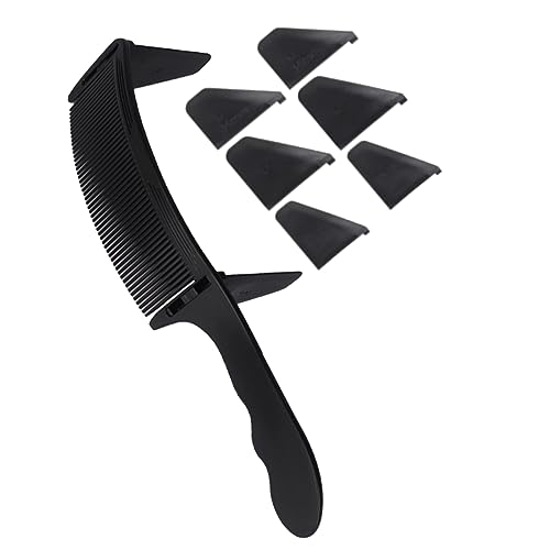 CALLARON Professioneller Haarschneidekamm Für Männer Verstellbares Haarschneide Gebogenem Kamm Und Führungen Für Präzise Stylings Für Friseure Und Heimgebrauch von CALLARON