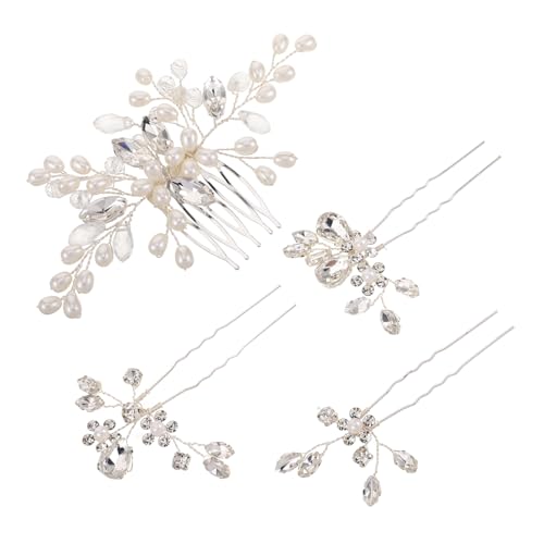 CALLARON 1Satz Hochzeit Haarschmuck Haarnadeln für Frauen Vintage Haarkämme mit Bling Traditionelles Chinesisches Design Perfektes Brautaccessoire für Hochzeiten von CALLARON
