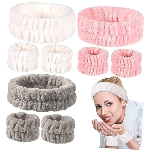 CALLARON 1satz Bequemen Stirnbändern Und Handgelenkbändern Teiliges Rutschfestem Material Für Sport Und Alltag Für Yoga Fitness Und Laufen von CALLARON