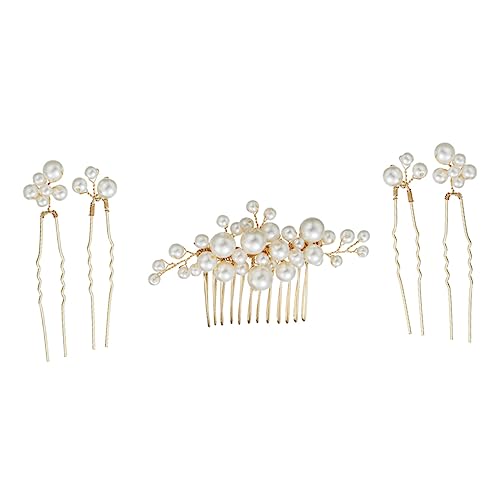 CALLARON 1Satz Teiliges Haarkamm Mit Perlen Für Eleganter Brautschmuck Und Hochzeitskopfschmuck Für Feiern Partys Und Besondere Anlässe Hochwertige Verarbeitung Stabil von CALLARON