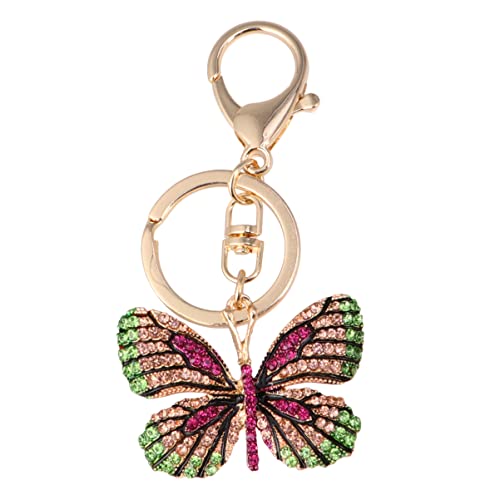 CALLARON 1Stk Anhänger Charme Kette Schlüssel Armbänder Zubehör Gold Tasche Ring Frauen car Keychain car Key Chain anahtarlık Women Violett von CALLARON