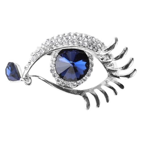 CALLARON 1Stk Augenbrosche elegant trachtenbrosche Brosche mit Strassnadeln Strassschmuck Gut Damen Schal hochzeitsdeko Kleidung dekor Corsage-Verzierung Diamant Stift Schal-Clip schmücken von CALLARON