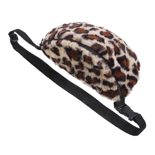 CALLARON 1Stk Bauchtasche schulterbeutel Schultertasche travel Accessories brillenkoffer Zipper Reisezubehör unhängetasche Waist Bag strandbag Purse Leoparden-Gürteltasche Umhängetasche von CALLARON