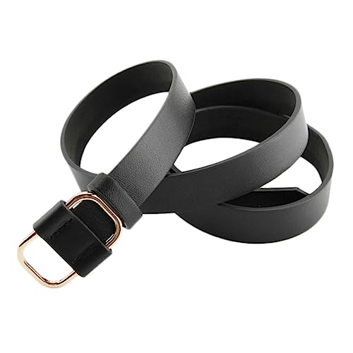 CALLARON Robuster Damen-jeansgürtel Modischer Pu-gürtel Mit Legierungsschnalle Stilvoller Taillengürtel Für Damen Schwarz CALLARON Robuster Damen-jeansgürtel Modischer Pu-gürtel Mit Legierungsschnalle Stilvoller Taillengürtel Für Damen Schwarz von CALLARON