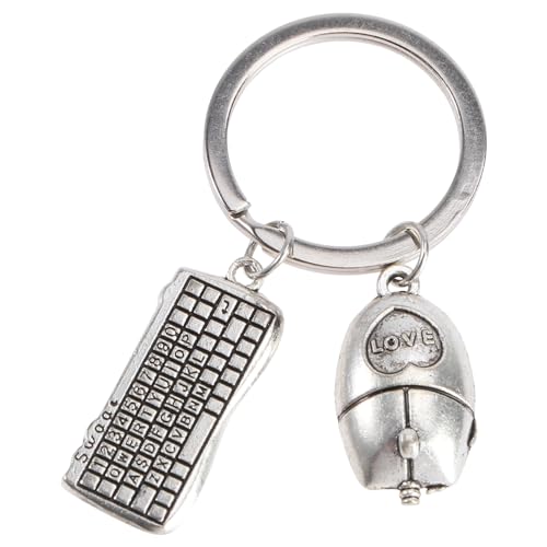 CALLARON Cooler Schlüsselanhänger Schlüsselanhänger Tastatur Schlüsselanhänger Handwerk Für Paare von CALLARON