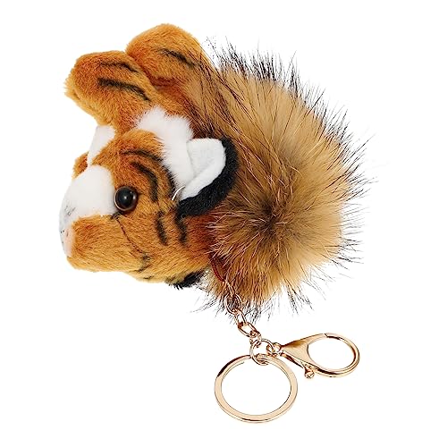 CALLARON Kuscheltier Tiger Anhänger 10cm üsch Tiger DIY Dekoration Für Taschen Schlüsselanhänger Und Rucksäcke Niedlicher Tiger Für Und Erwachsene von CALLARON
