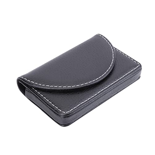 CALLARON Business Organizer Einfacher Pu Tragbarer Business Case Name Halter Kartenetui Schwarz von CALLARON