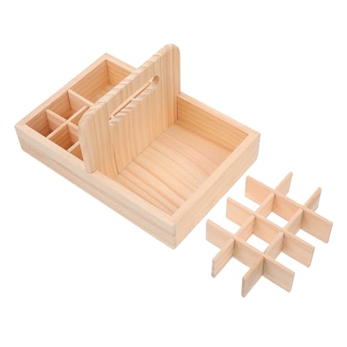 CALLARON Holzbox Für Ätherische Öleflaschen Aufbewahrungsbox Organizer Ständer Ordnungshelfer Für Ölflaschenhalterung Hält Flaschen Sicher Und Sauber von CALLARON
