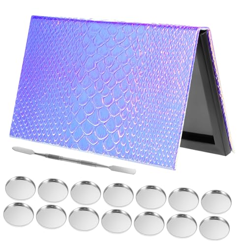 CALLARON 1satz Leere Magnetische Kosmetikpalette Mit Metallpans Und Scraper Für Augenmakeup Lidschatten-organisation Und -makeup-storage Große Kapazität Und Stilvolles Design von CALLARON