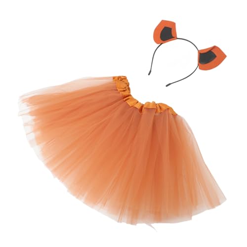 CALLARON 1satz Tierisches Kostümset Tier- Haarreif Und Tüllrock Für Cosplay Hochzeiten Partys Und Und Kreativität Für Mädchen Und Erwachsene von CALLARON