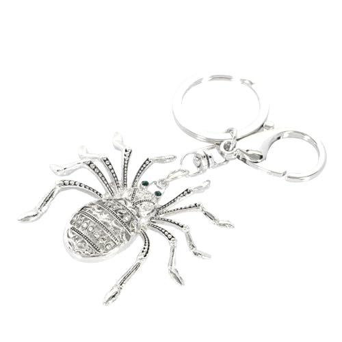 CALLARON Schlüsselanhänger Spinne Mit Strass Für Schlüsselbund Handtasche Rucksack Geburtstagsgeschenk DIY Anhänger Aus Hochwertigem Material von CALLARON