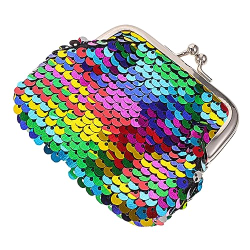 CALLARON 1stk Perlen- Münzb?RSE. Pailletten Mini- Geldb?RSE. Girl Party Favors Paillettengeldb?RSE Für M?dchen Geldbörse Mit Reißverschluss Portemonnaie Abendtasche Armband Mädchen von CALLARON