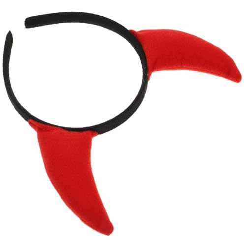 CALLARON 1stücke Teufelshorn Haarreif Für Roter Halloween Haarclasp Für Partys Und Kostüme Für Cosplay Und Festliche Anlässe von CALLARON