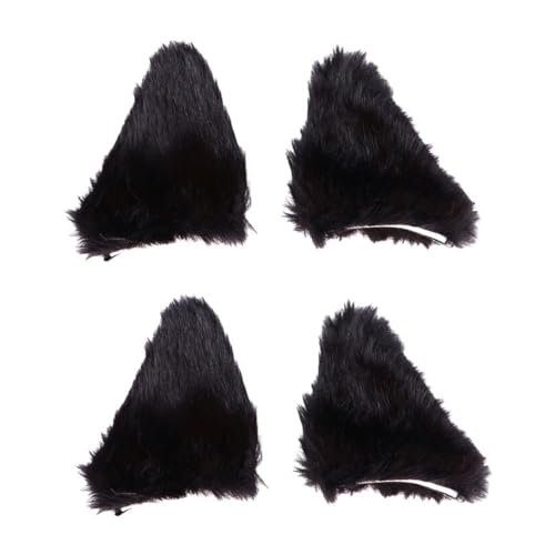 CALLARON 2paare Katzenohr Haarnadel Halloween Haarspange Party Haarnadel Schöne Haarschmuck Katzenohrform Haar-accessoire von CALLARON