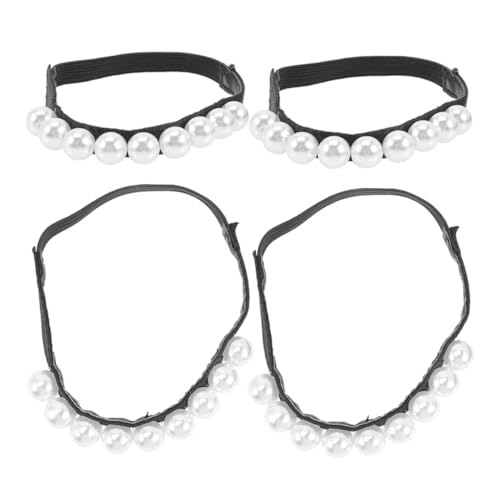 CALLARON 2 Paare Elastische Abnehmbare Perlenschuhriemen für Damen High Heels Anti-rutsch Knöchelriemen Schuhband für Sicheren Halt und Komfort bei Arbeit Party und Alltag CALLARON 2 Paare Elastische Abnehmbare Perlenschuhriemen für Damen High Heels Anti-rutsch Knöchelriemen Schuhband für Sicheren Halt und Komfort bei Arbeit Party und Alltag von CALLARON
