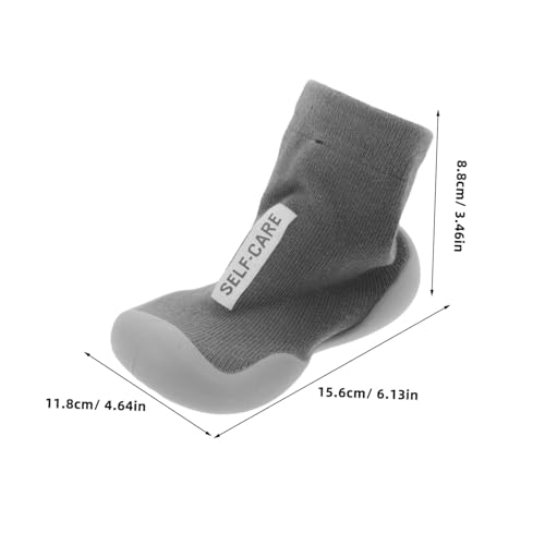 CALLARON 2 Paare Lauflernschuhe Soft Sole Atmungsaktive Krabbelschuhe mit Rutschfester Sohle Neugeborenen Hausschuhe für Jungen und Mädchen Weiche Babysocken Schuhe für Innen und Außen von CALLARON