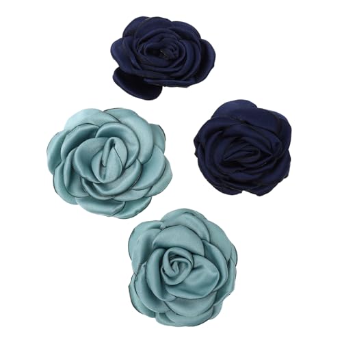 CALLARON 2 Paare Stoffblumen für Schuhe Diy Blumenaccessoires Abnehmbare Dekoration für Damen Geeignet für Hochzeiten und Partys von CALLARON