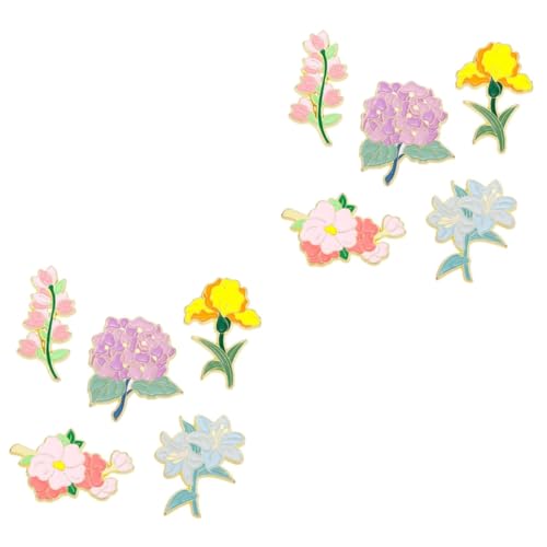 CALLARON 2 Sätze Blumen Brosche Pin Metall Brosche Für Kleidung Dekorative Anstecknadel Für Damen Für Kleider Taschen Und Hüte Stilvolles Accessoire Für Besondere Anlässe 5 Stück * 2 von CALLARON