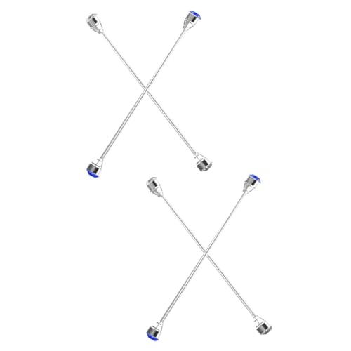 CALLARON 2 Sätze Herren Krawattennadel Stellnadel Halskette Kragenstange Clip-krawatte Brosche Für Männer Schwarze Krawatte Splinte Einstecktuch Für Männer Pin-abzeichen Kupfer 2 Stück * 2 von CALLARON