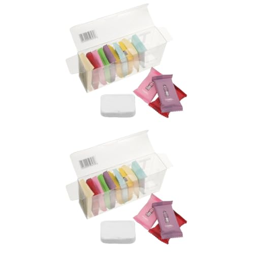 CALLARON 2 Sätze Komprimiertes Handtuch Für Den Außenbereich Camping Reisen Gesicht Handtücher Komprimierte Handtuchtabletten Handtuch Waschen Reine Baumwolle 14 Stücke * 2 von CALLARON