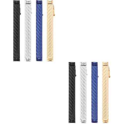 CALLARON 2 Sets Modische Krawattenklammern Für Männer Kupfer Krawattenklammern Set Business Krawattenklammern Krawattennadeln Herren Krawattendekorationen 4 Stück * 2 von CALLARON