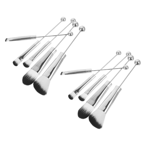 CALLARON 2sätze Augen-make-up-pinsel Rougepinsel Und Pinsel Für Losen Puder Make-up-pinsel Für Damen Inklusive Lidschattenpinsel Und Kleiner Lidschatten Für Make-up von CALLARON