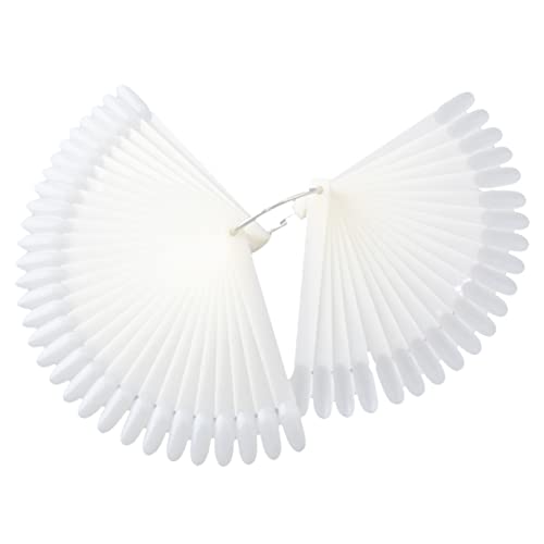 CALLARON 2 Sätze Nagellack Farbkarte mit Spitzen Nagelspitzen Fan Förmig Langlebige Nail Polish Sticks aus Umweltfreundlichem für Nail Art Salon und Nageldesign Präsentation von CALLARON