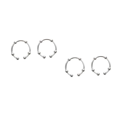CALLARON 2 Sätze Ring Fußkettchen Frauen Einstellbar Halskette Größer Gold Weihnachtskrippe Tischläufer Weihnachten Jewellery Ove Weihnachtsdeko Handschmuck Silber- Silver 2 Stück * 2 von CALLARON